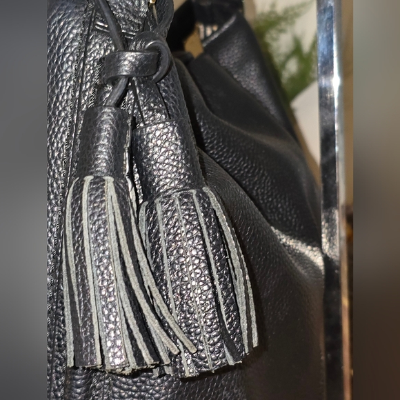 Kate Spade Orchard StreeT Natalya Black Pebbled Leather Hobo GUC - Picture 5 of 16